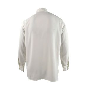 Camicetta da Donna Calvin Klein Taglie Forti con Scollo a V, XL, in Raso e Lino Lavorato a Maglia, Colletto Arricciato, Stile Classico, Tinta Unita o a Righe - Product Image 2