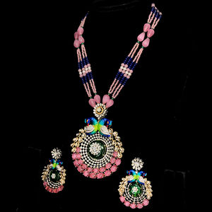 Conjunto de Anillo y Colgante de Compromiso de Lujo para Mujer en Oro Amarillo de 14 Quilates con Diamante Natural de 8.78 Quilates, Color GH, Corte Brillante, Joyería Fina - Product Image 3