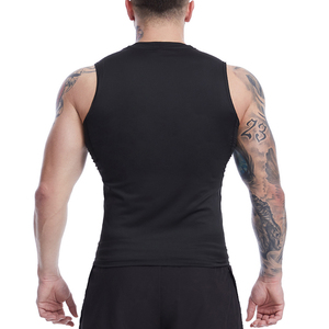 Débardeurs de compression graphiques sans manches pour hommes sous-vêtements athlétiques à séchage rapide pour entraînement de gymnastique course à pied respirant imprimé - Product Image 3