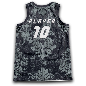 Ensemble de shorts en jersey col en V réversibles personnalisables uniforme de basket-ball en maille de polyester à séchage rapide respirant OEM - Product Image 3