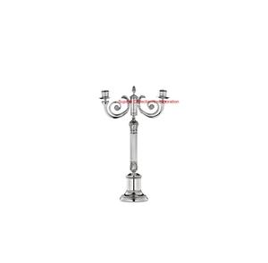 Bougeoir en métal de candélabre décoratif à la maison de conception fabuleuse pour la décoration de salle à manger de Noël de fête de mariage prix concurrentiel - Product Image 1