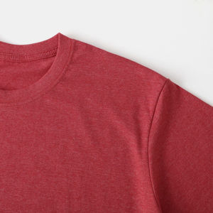 เสื้อยืดลำลองผู้ชายสไตล์สตรีทแวร์ ผ้าถัก 100% คอตตอน แห้งเร็ว ระบายอากาศดี ไม่ยับ รับสกรีนโลโก้ คอกลม คุณภาพสูง - Product Image 5