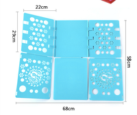 58*68cm chemise pli conseil t-shirt vêtements dossier Durable en plastique blanchisserie enfants adultes pliant Assistant buanderie organisateur outil