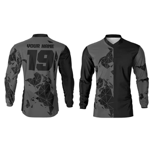 Jersey de Poliéster de la Mejor Calidad, 100% Poliéster, Impresión Personalizada OEM, Ropa Profesional para Ciclismo, Motociclismo y Automovilismo, Transpirable y Duradera - Product Image 3