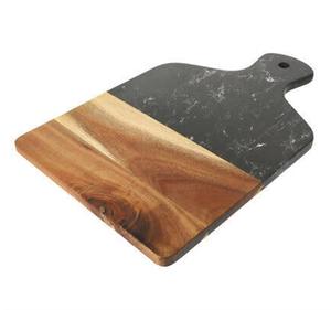 Tabla de Cortar de Madera de Acacia Grande con Impresión Esmaltada y Logotipo Personalizado, Tabla de Picar de Madera con Función Antibacteriana - Product Image 1