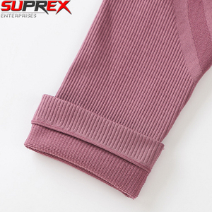 Womens Casual Winter High Waist Seamless Yoga <b>Leggings</b> Breathable Stretch Fabric Thermal <b>Fleece</b> Lining Knee-Length Gym - Product Image 4