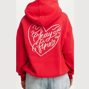 <b>Top</b> quality Custom logo OEM Women Letter Print Casual Hoodie Sweatshirt Plus Size for Women's Heavyweight Hoodies Manufacturer - Product Image 1