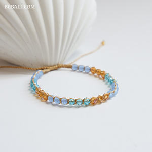 Handmade <b>crystal</b> beads <b>bracelet</b> exquisitely crafted with vibrant fashion beads and charming accents perfect as a thoughtful gift - Product Image 5