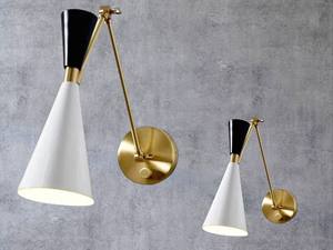 Lámpara de Pared Moderna y Elegante de Latón Esmaltado Estilo Art Deco con Brazo Ajustable y Tema Diwali para Decoración del Hogar - Product Image 2