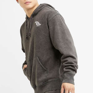 Sweats à capuche à séchage rapide et respirants, lavage à l'acide, impression personnalisée du logo, sweats à capuche pour hommes de haute qualité, lavage à l'acide - Product Image 2