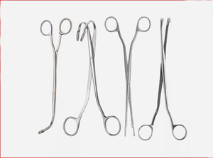 Instruments chirurgicaux d'urologie Lot de 4 pinces à calculs rénaux Randall courbées 225mm coudées 225mm 190mm 190mm en acier inoxydable - Product Image 6