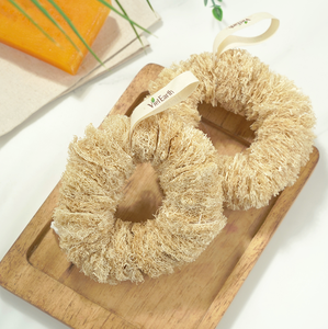 Éponge de nettoyage compostable en forme d'anneau en microfibre naturelle avec fonction réutilisable et douce durable pour usage domestique - Product Image 2