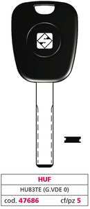 Chiave per Auto Hu83te (g. Vde 0) Huf - Product Image 1