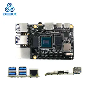 DEBIX iMX 8M artı endüstriyel android tek kart bilgisayar w10 iot Ubuntu 4 x USB 3.0 gömülü geliştirme kurulu kol