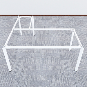 Estación de Trabajo Ovalada en Forma de L de Acero, 160x160cm, Resistente, BFCBOV13 - Product Image 1