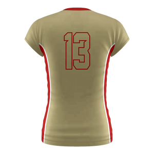 Maillot de volley-ball jaune tendance en gros, service OEM personnalisé, toutes tailles, 100 % polyester, unisexe, impression de logo personnalisé, haute qualité - Product Image 6