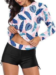 Custom Logo High Quality Wholesale Plain Jiu Jitsu Fitness Shirts Printed Long Sleeve Mma <b>for</b> <b>Women</b> Bjj <b>Rashguard</b> Rash Guard - Product Image 2