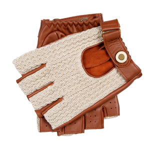 Gants de conduite en cuir pour l'hiver, unisexes, à doigts entiers, respirants, antidérapants, légers, pour la moto en plein air - Product Image 1