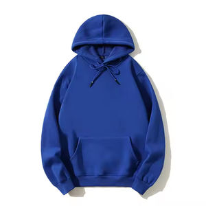 Precio bajo Color sólido Regular Fit Soft Pullover Hoodie Alta calidad Heavyweight 400GSM Sudaderas con capucha para hombres con servicio OEM - Product Image 3