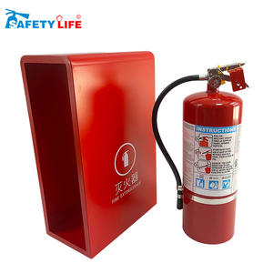 Supports de sol pour extincteurs <span class=keywords><strong>à</strong></span> poudre sèche de 10 lb et 20 lb, pour la sécurité incendie, maintien des équipements dans un emplacement désigné facilement localisable - Product Image 1