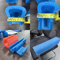 Protection d'angle en mousse EPE personnalisée, imperméable et légère, pour inserts de boîte, écologique et antibactérienne, directement de l'usine