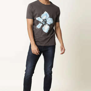 OEM Casual camiseta lisa transpirable suave pesado 100% algodón secado rápido de alta calidad gráfico de gran tamaño camisetas ropa a granel Stock - Product Image 3