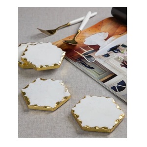 Modern Design Mats & Pads Decoration Marble Stone Coasters Panel Stylish & Durable <b>Tabletop</b> - Product Image 1