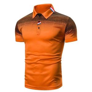 Camisas de Hombre, Corte Regular, Manga Corta, Color Sólido, Logotipo Personalizado Bordado, Tejido de Punto, Cierre de Botones, Verificado por PayPal - Product Image 2