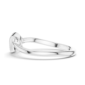Bague en diamant de laboratoire Infinity Knot pour femmes, clarté VVS-VS EF, disponible en or 18 carats, 14 carats, 10 carats et argent 925, rose, jaune - Product Image 4