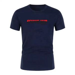 T-shirt oversize personnalisé avec col contrastant, haute qualité, 100% coton épais, coupe décontractée et ample, pour homme - Product Image 2