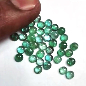 790 piezas de Esmeralda natural 2mm 3mm 4mm cabujón redondo 116 Cts lote Iroc ventas esmeralda de alta calidad piedra preciosa suelta US $173 para todos - Product Image 2