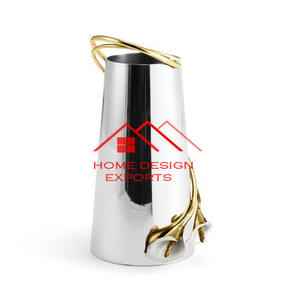 Diseño martillado Venta caliente jarrón de metal decorativo para el hogar de lujo a precio de mayorista barato - Product Image 5