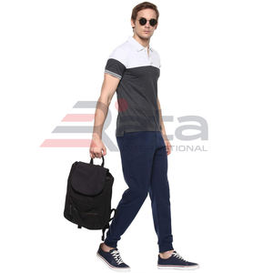 2024 Customized Men's for Polo Shirts New Pakistan Made Best Quality Breathable <b>Flannel</b> Solid Pattern with Custom Logo Design - Product Image 4