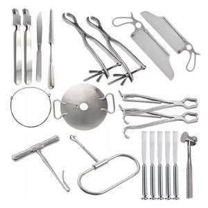 High quality orthopedic amputation <b>surger</b> set 19 pcs basic bone medical tissue germen stainless steel - Product Image 1