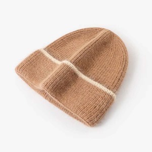 Haute qualité coton hiver bonnet casquette chaud crâne tricoté chapeau extérieur avec Patch à revers conception nouvelle mode pour hommes - Product Image 6