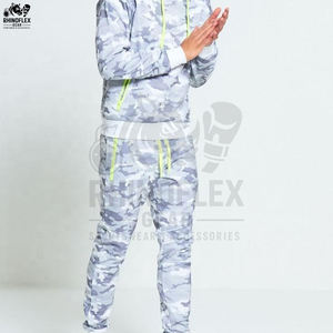Ensemble survêtement camouflage en molleton imprimé intégral pour homme – Sweat à capuche et pantalon tendance - Product Image 5