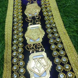COLLAR CADENA MASONIC REGALIA GRAND PATRON CON JOYA - Product Image 5