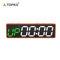 TOPKO-temporizador de montaje en pared, cronómetro Digital Led para entrenamiento de Fitness, gimnasio en casa