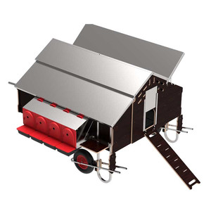 Poulet Caravan Free-Range 1.5x1.8 m. - Product Image 1