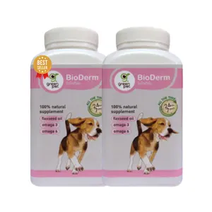 BioDerm Probiotic And Omega Food Topping For Dog And Cat Skin And Coat Formula Healthy Food Toppings To Balance Your Pet's Body