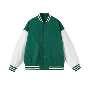 Chaqueta universitaria de alta calidad de fabricante para hombre, chaqueta de cuello de béisbol de invierno de ajuste Regular, logotipo personalizado bordado High Street - Product Image 1