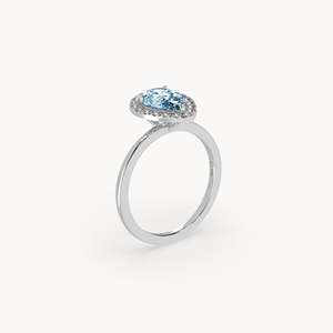 Anillo de compromiso Ren con diamantes - Product Image 2