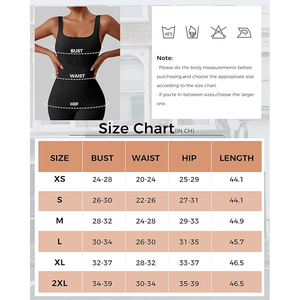 Enterizo Deportivo sin Mangas para Mujer Mameluco de Entrenamiento sin Costuras para Yoga Acanalado de una Pieza - Product Image 5