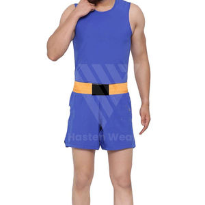 Uniformes de Kick Boxing para Hombre, Chaleco y Pantalones Cortos de Boxeo de Calidad Profesional, Ropa Deportiva para Hombre, 2 Piezas, Secado Rápido, Ajuste Cómodo - Product Image 3