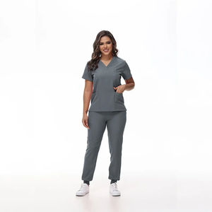 Ensembles de gommage d'infirmière pour femmes en gros personnalisés uniformes d'hôpital de type jogger avec combinaison de gommage pour le personnel médical - Product Image 4