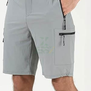 Short cargo respirant multi-poches pour hommes, 100% polyester, taille moyenne, séchage rapide, activités tactiques de golf athlétiques en plein air - Product Image 6