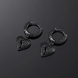 Pendientes de Aro Ecológicos de Plata de Ley con Diamantes Cultivados en Laboratorio con Marca Personalizada - Regalo - Product Image 1