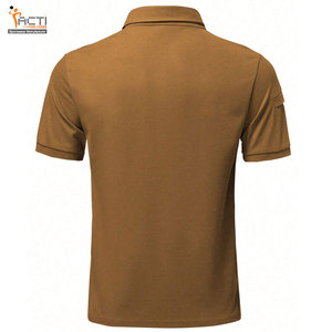 T-shirt polo pour hommes coupe ajustée en gros T-shirt polo personnalisé meilleure vente à séchage rapide évacuation de l'humidité - Product Image 3