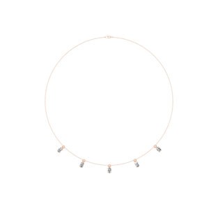 Collar con abalorio de moissanita VVS D de corte ovalado de Plata de Ley 925, regalo de aniversario de uso diario para mujer, fabricante OEM ODM - Product Image 3