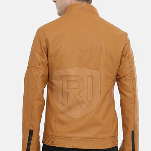 Dernière conception de veste d'hiver en cuir de vache pour hommes, style de rue nouveau - Product Image 3